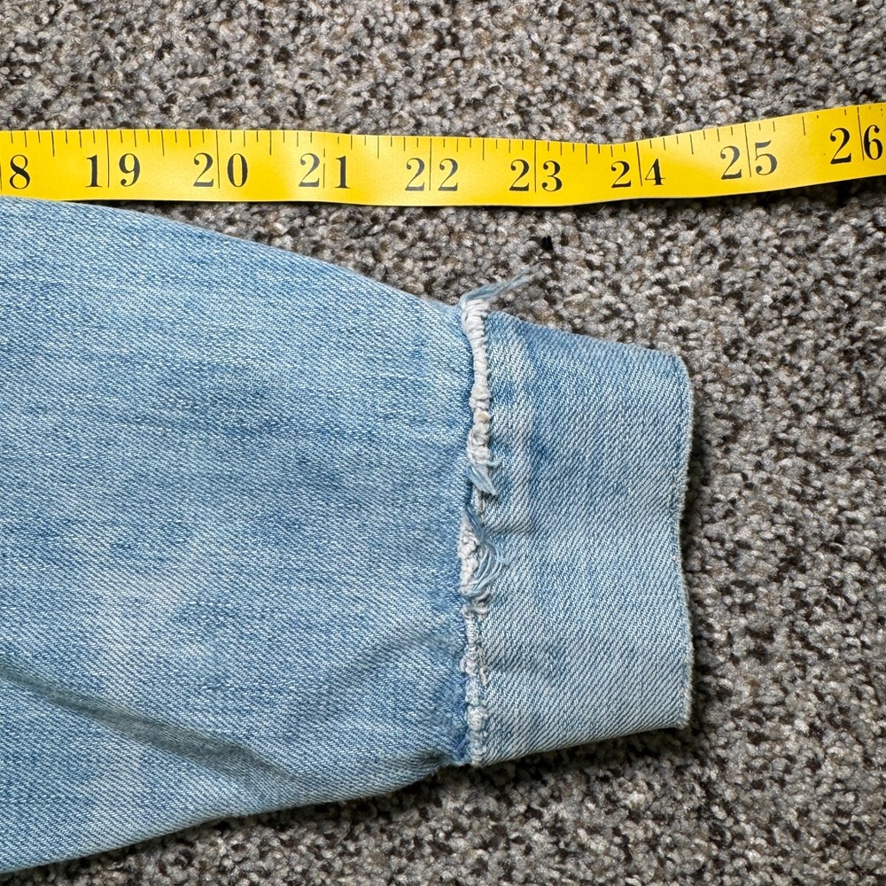 Vintage 70s-80s Levi’s Trucker Denim Jacket Made in USA Navy Patch London Badge - Picture 11 of 11